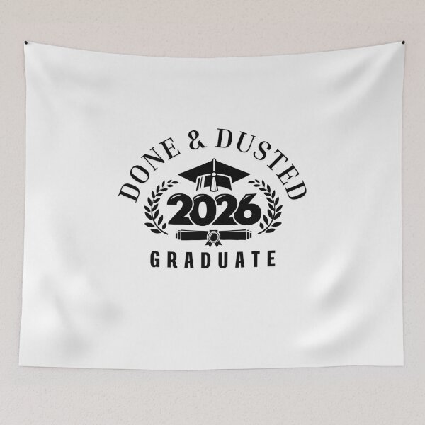 Item preview, Done & Dusted – Graduate 2026 — the end of studies designed and sold by LuveraxArt.