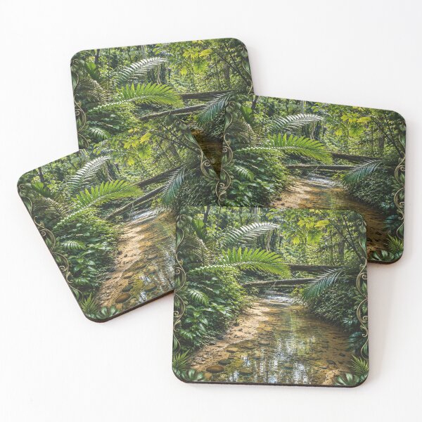 Item preview, Awesome deep forest Tropical Stream - El Yunque Rainforest PR - Framed designed and sold by www.elyunqueprints.store.