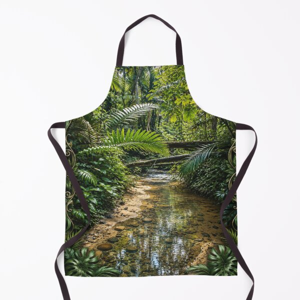 Item preview, Awesome deep forest Tropical Stream - El Yunque Rainforest PR - Framed designed and sold by www.elyunqueprints.store.