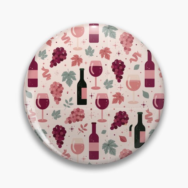 Item preview, Wine Design - Aesthetic Pattern Print Design for fabrics designed and sold by Just4Sinners.