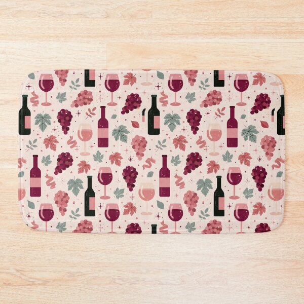 Item preview, Wine Design - Aesthetic Pattern Print Design for fabrics designed and sold by Just4Sinners.