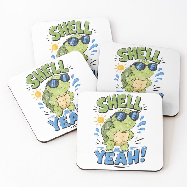 Item preview, Shell Yeah - Funny Cartoon Turtle designed and sold by futurekidlets.