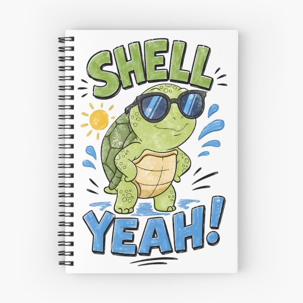 Item preview, Shell Yeah - Funny Cartoon Turtle designed and sold by futurekidlets.