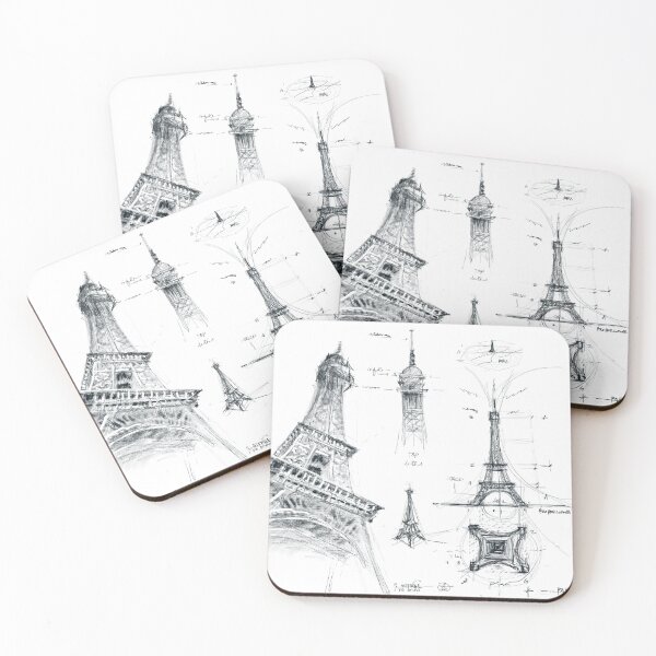 Item preview, How to Draw Eiffel Tower designed and sold by DrawingTheCity.