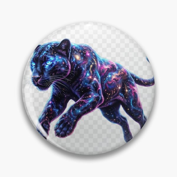 Item preview, Nebula Apex Cosmic Galaxy Panther designed and sold by AJS-Arts.