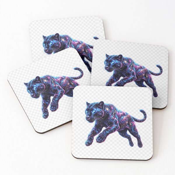 Item preview, Nebula Apex Cosmic Galaxy Panther designed and sold by AJS-Arts.