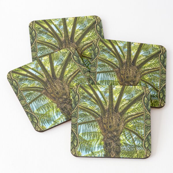 Item preview, The Ancient Fern Palm - El Yunque rainforest Puerto Rico - framed designed and sold by www.elyunqueprints.store.