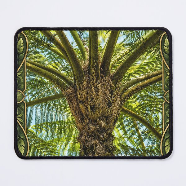 Item preview, The Ancient Fern Palm - El Yunque rainforest Puerto Rico - framed designed and sold by www.elyunqueprints.store.