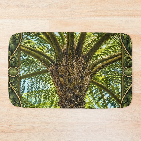 Item preview, The Ancient Fern Palm - El Yunque rainforest Puerto Rico - framed designed and sold by www.elyunqueprints.store.