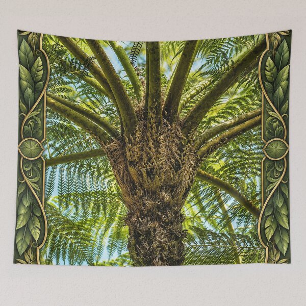 Item preview, The Ancient Fern Palm - El Yunque rainforest Puerto Rico - framed designed and sold by www.elyunqueprints.store.
