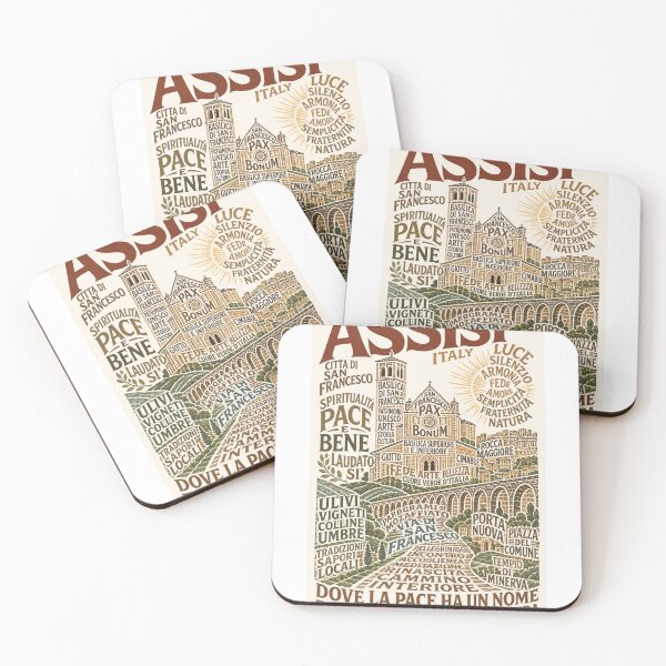 Item preview, Assisi Italy Basilica di San Francesco Umbria Pilgrimage Heritage designed and sold by Aryabek.