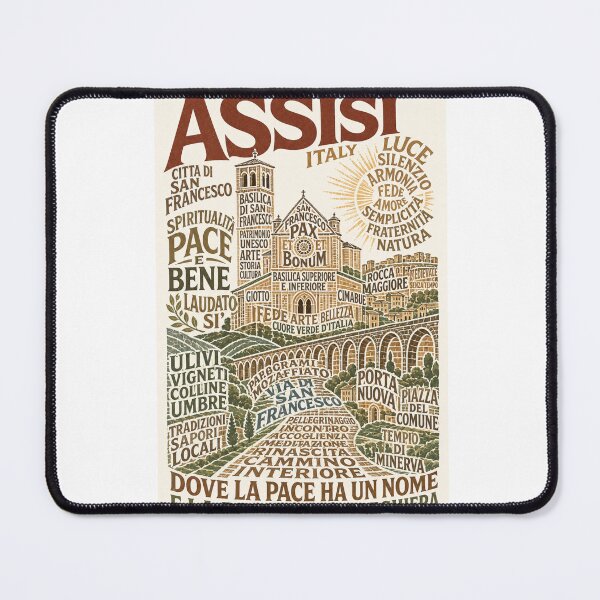 Item preview, Assisi Italy Basilica di San Francesco Umbria Pilgrimage Heritage designed and sold by Aryabek.