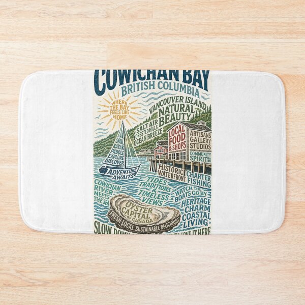 Item preview, Cowichan Bay British Columbia Vancouver Island Coastal Heritage designed and sold by Aryabek.