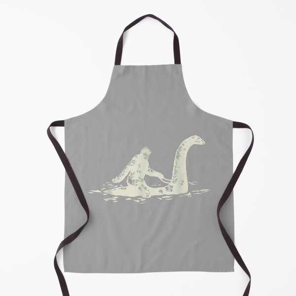 Item preview, Bigfoot Sasquatch Riding The Loch Ness Monster Funny,Short Sleeve designed and sold by GreggRoss.