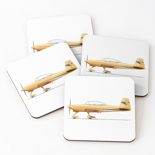 Item preview, VANS RV-8A VH-ZVL YELLOW designed and sold by Grubby Fingers Aircraft Illustration.