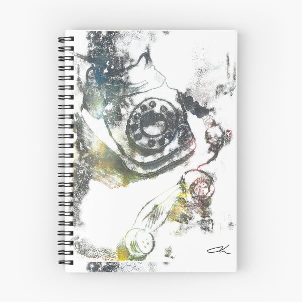 Item preview, Telephone monoprint designed and sold by Life's eye Art and photography.