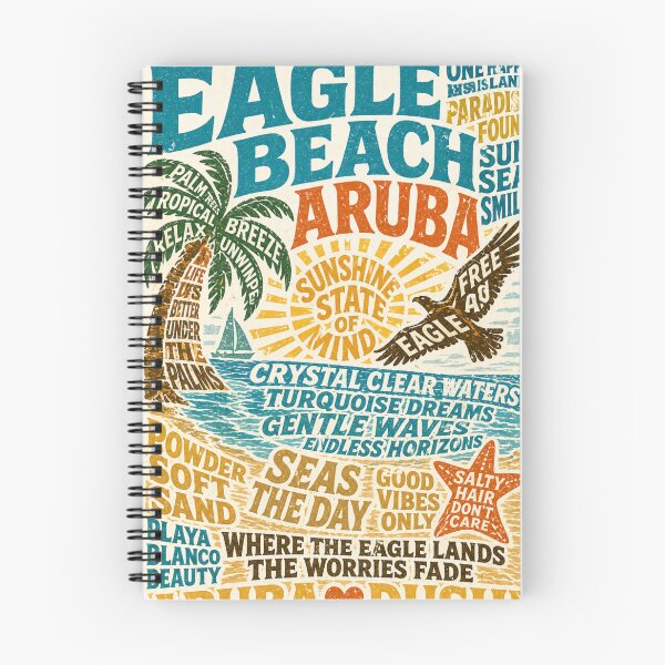 Item preview, Eagle Beach Aruba Caribbean Paradise and Playa Blanco Coastline designed and sold by Aryabek.