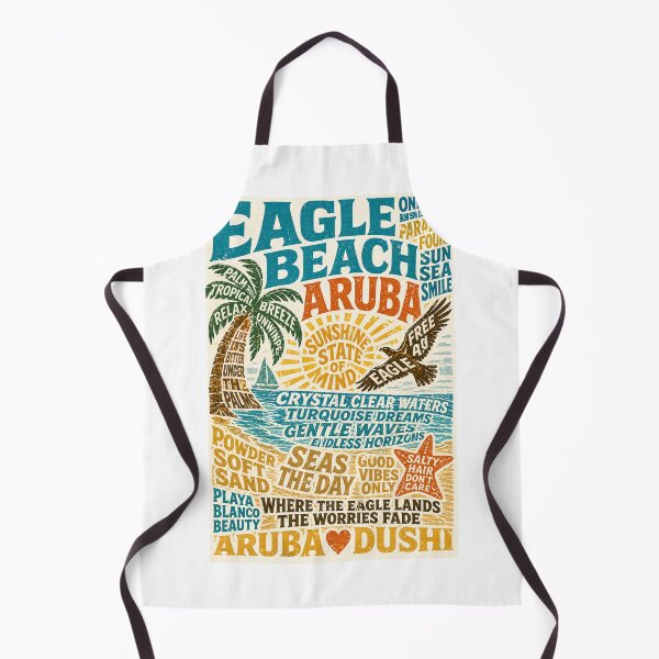 Item preview, Eagle Beach Aruba Caribbean Paradise and Playa Blanco Coastline designed and sold by Aryabek.