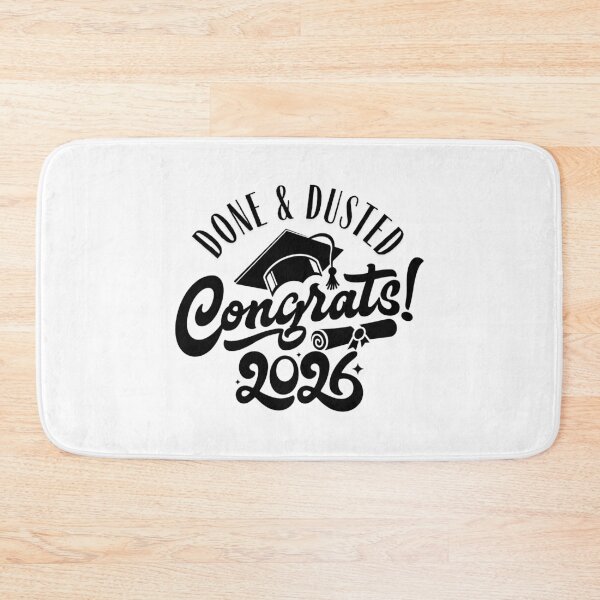 Item preview, Done & Dusted – Congrats 2026 — the end of studies designed and sold by LuveraxArt.
