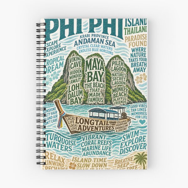 Item preview, Phi Phi Island Thailand Andaman Sea Maya Bay Escape designed and sold by Aryabek.