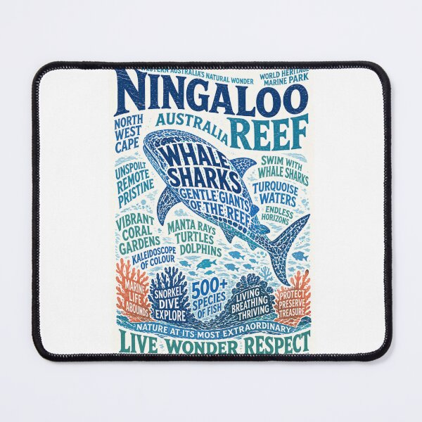 Item preview, Ningaloo Reef Western Australia Whale Shark Marine Sanctuary designed and sold by Aryabek.