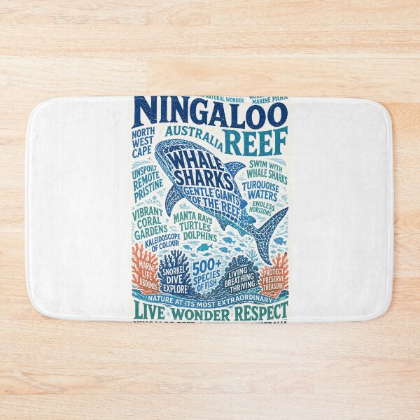 Item preview, Ningaloo Reef Western Australia Whale Shark Marine Sanctuary designed and sold by Aryabek.