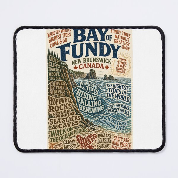 Item preview, Bay of Fundy New Brunswick Canada Hopewell Rocks Coastline designed and sold by Aryabek.