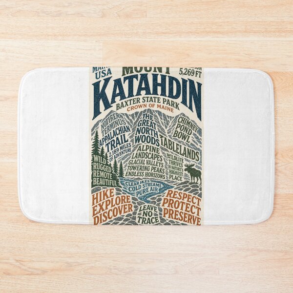 Item preview, Mount Katahdin Baxter State Park Maine Appalachian Wilderness designed and sold by Aryabek.