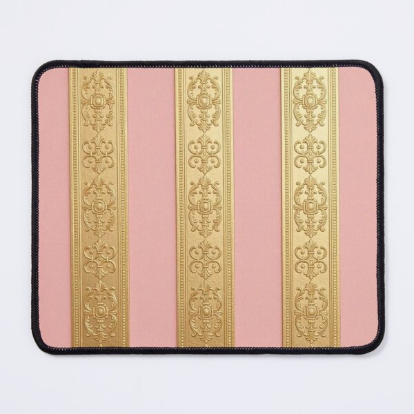 Item preview, Matte Pink Ombre & Shimmer Gold Striped Baroque designed and sold by DesignsByPrnces.