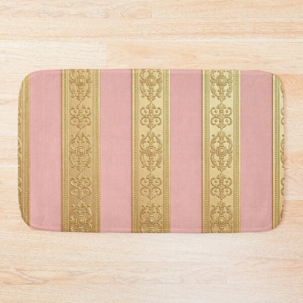 Item preview, Matte Pink Ombre & Shimmer Gold Striped Baroque designed and sold by DesignsByPrnces.