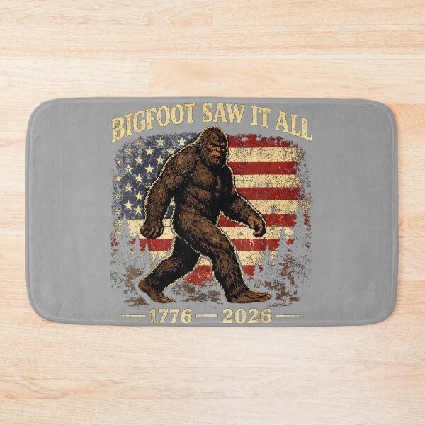 Item preview, Bigfoot Saw It All 250 Years 1776 2026 4th of July Men Women designed and sold by GreggRoss.