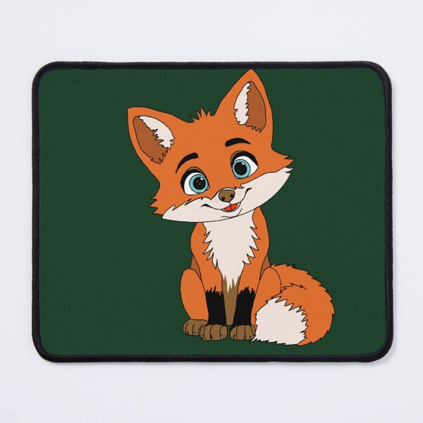 Item preview, Cute Kawaii Cartoon Fox designed and sold by foxscribbles.