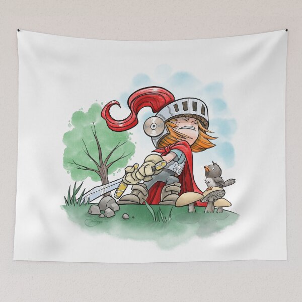 Item preview, The Knight – The Little Champion designed and sold by ImaginalAtelier.