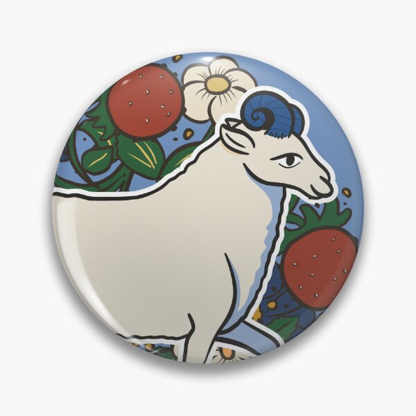 Item preview, Cute Medieval Goat Illustration Design designed and sold by MariOyama.
