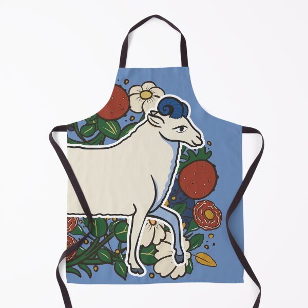 Item preview, Cute Medieval Goat Illustration Design designed and sold by MariOyama.