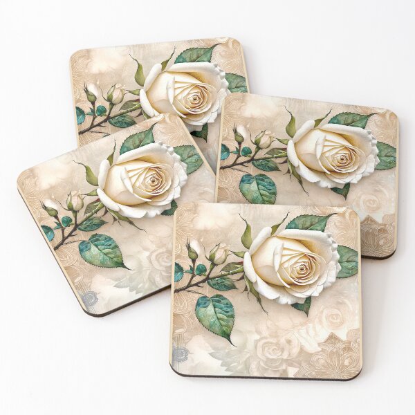 Item preview, Nuptial…the White Rose.. designed and sold by ©Janis Zroback.