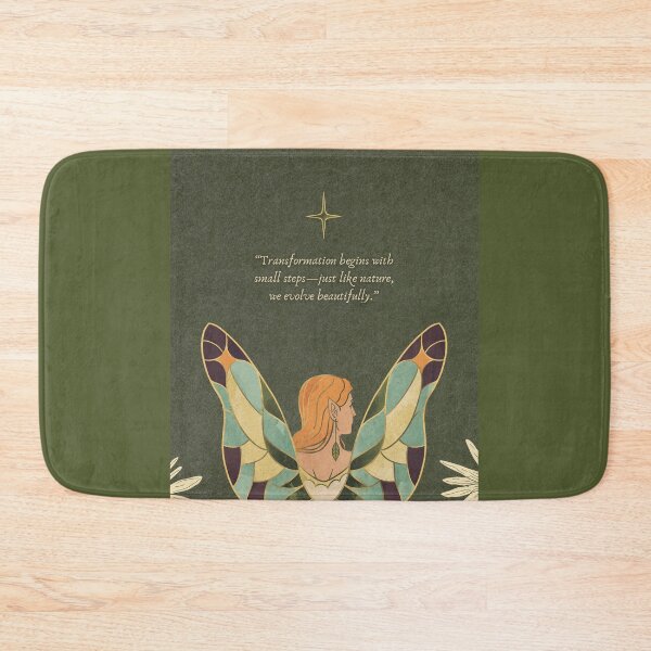 Item preview, Beautiful Transformation Fairy - Cottagecore Inspirational Quote Art designed and sold by samahl_l.