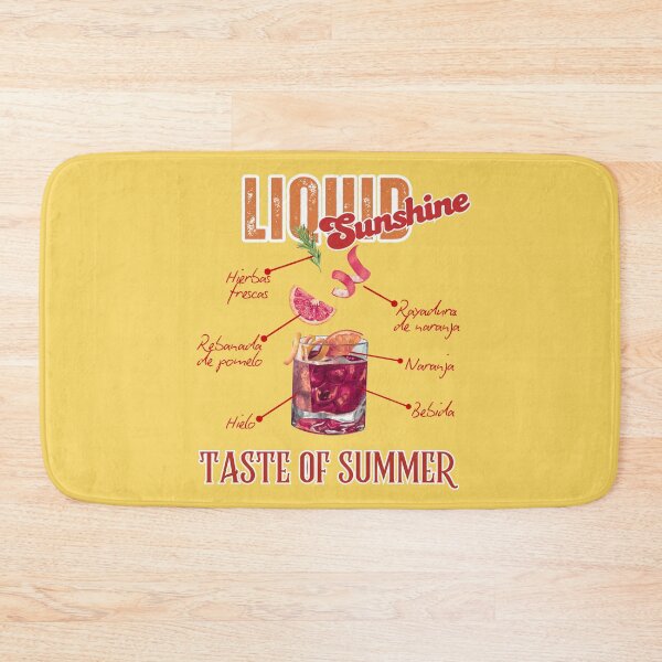 Item preview, Retro Summer Drink Recipe Diagram Graphic designed and sold by SilverSeaBKK.
