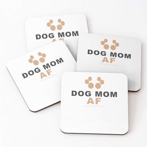 Item preview, Dog Mom AF - Funny Dog Lover Design designed and sold by PressPrintCo.