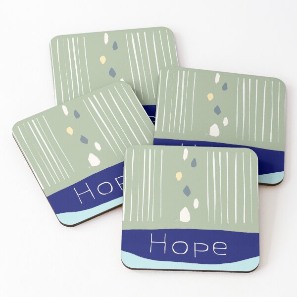 Item preview, Hope Minimalist Christian Wall Art Peaceful Rainy Grace Vol 2 designed and sold by TSIOillust.