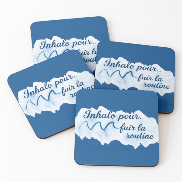 Item preview, Inhalo to escape the routine – Watercolor design for a respiratory therapist designed and sold by CollectionsJEm.