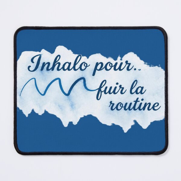 Item preview, Inhalo to escape the routine – Watercolor design for a respiratory therapist designed and sold by CollectionsJEm.