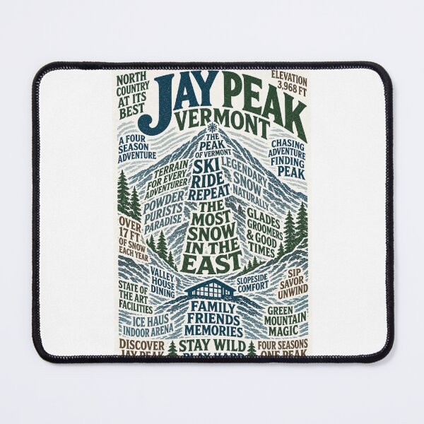 Item preview, Jay Peak Vermont Ski Resort Green Mountains Adventure designed and sold by Places On Earth.