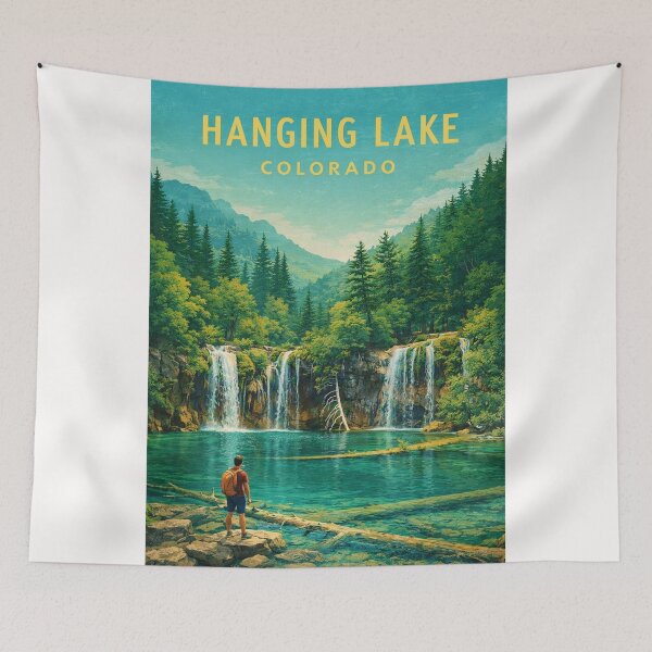 Item preview, Hanging Lake Colorado Waterfall Wilderness Escape designed and sold by Places On Earth.