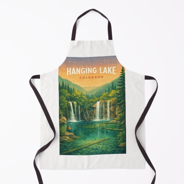 Item preview, Hanging Lake Colorado Alpine Waterfalls and Forest designed and sold by Places On Earth.