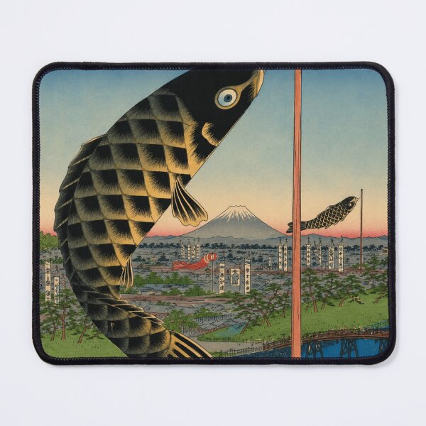 Item preview, Famous Edo 100 Views of Suidobashi Surugadai by Utagawa Hiroshige designed and sold by RickE.