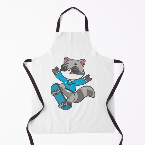 Item preview, Cool Skateboarder Raccoon wearing Sunglasses Cartoon designed and sold by Anke W Ehrlichmann.