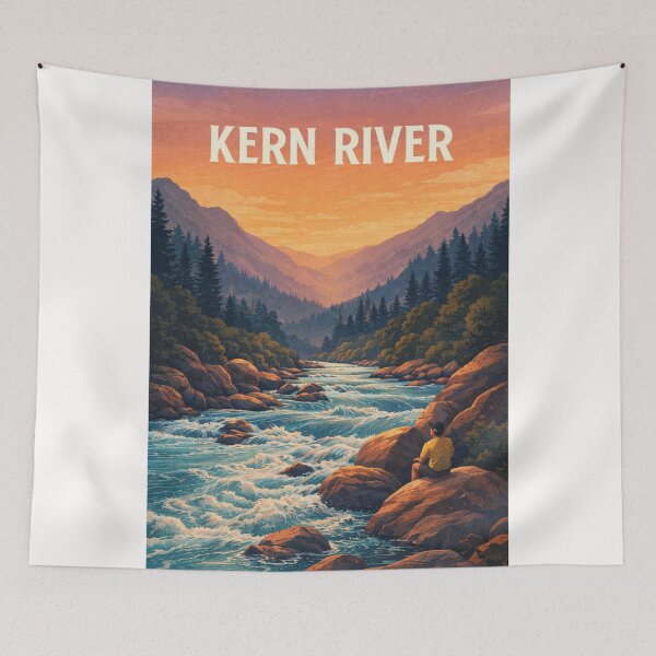 Item preview, Kern River Sierra Nevada Wilderness Landscape designed and sold by Places On Earth.