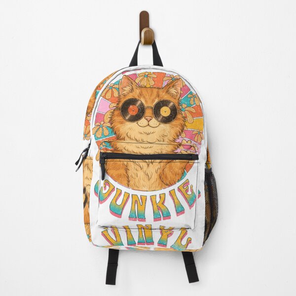 Item preview, Vinyl Junkie Groovy Cat designed and sold by Nacho Average Designs.
