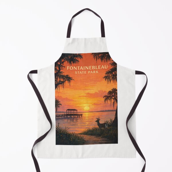 Item preview, Fontainebleau State Park Louisiana Sunset Shoreline designed and sold by Places On Earth.